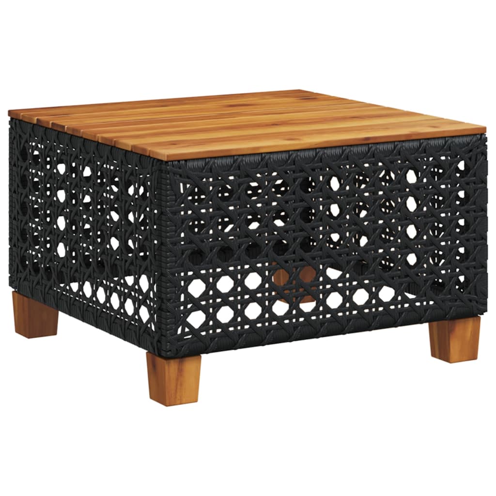 10-tlg. Garten-Sofagarnitur mit Kissen Beige Poly Rattan