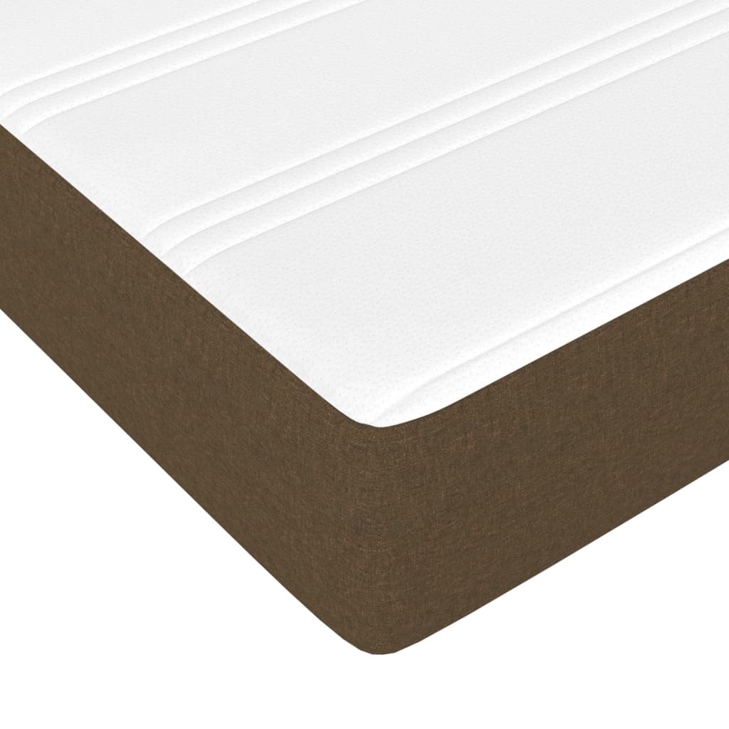 Taschenfederkernmatratze Mittel Hellgrau 80x200x20 cm Stoff