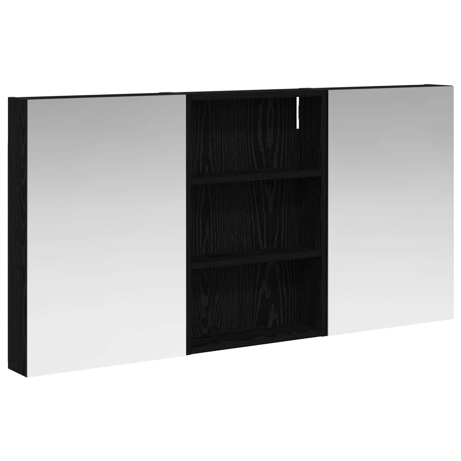 Badezimmerschrank-Set 3 pcs 80 x 10,5 x 50 cm Holzwerkstoff