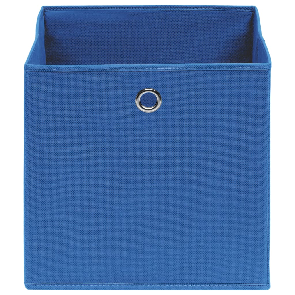 Aufbewahrungsboxen mit Deckeln 10 Stk. 28x28x28 cm Schwarz