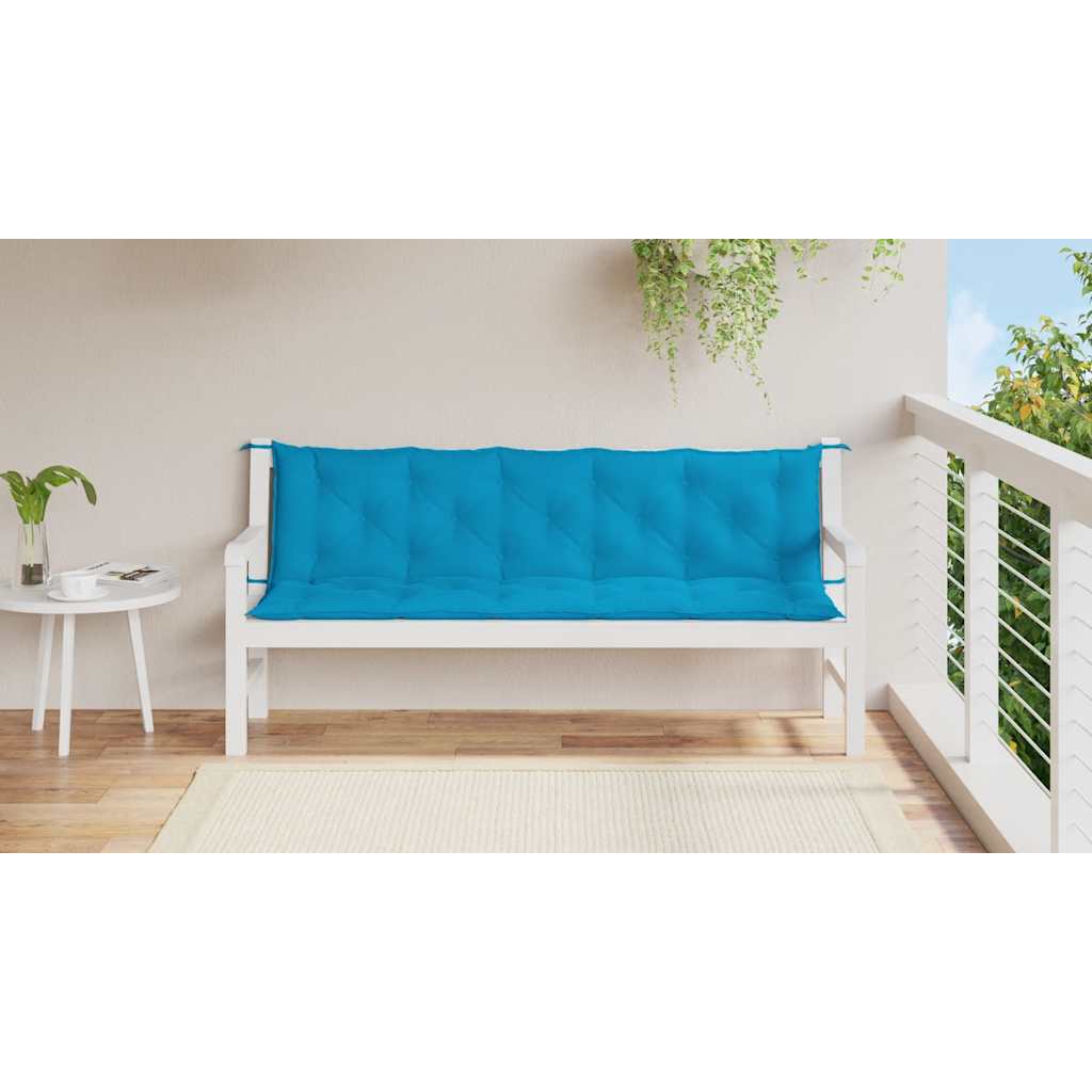 Gartenbank-Auflage Anthrazit 100x(50+50)x7 cm Oxford-Gewebe