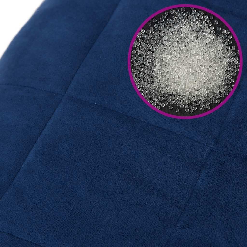 Gewichtsdecke Grau 122x183 cm 5 kg Stoff
