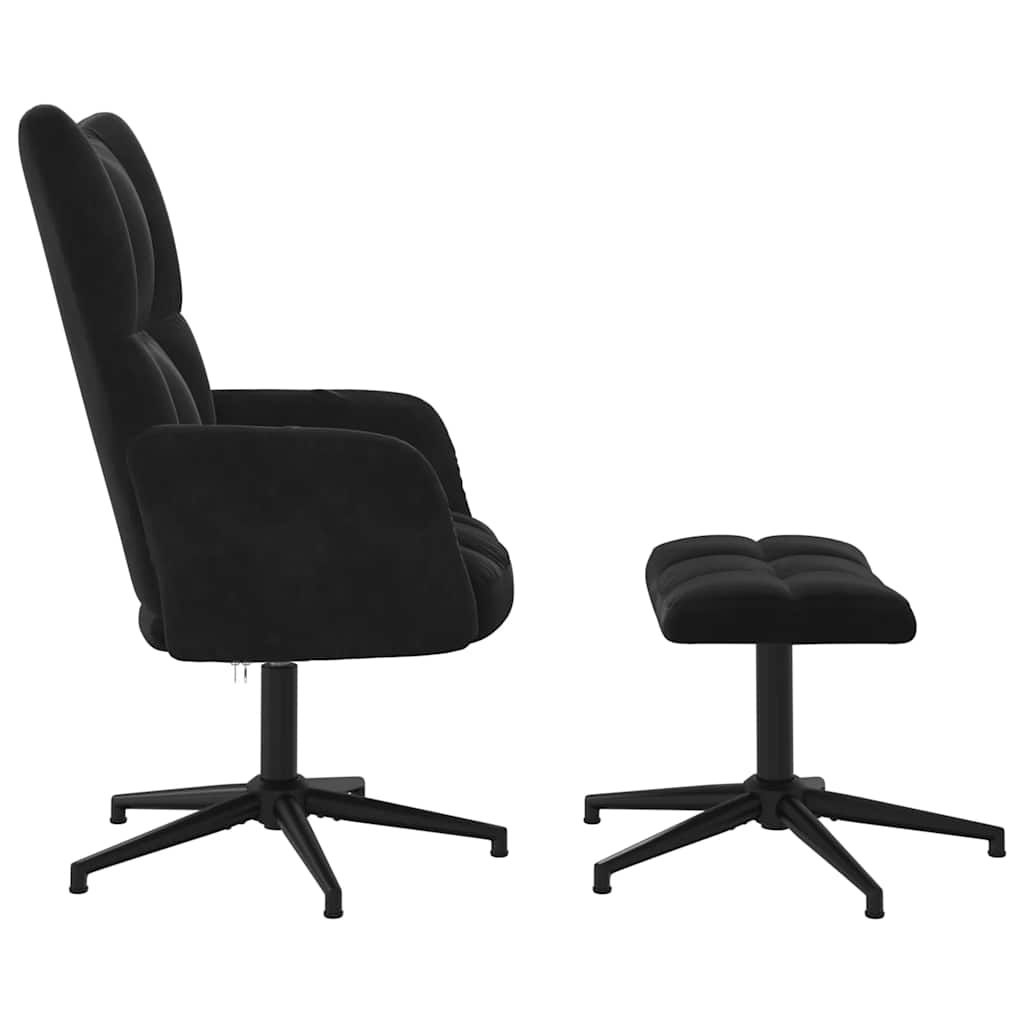 Relaxsessel Dunkelgrau Samt