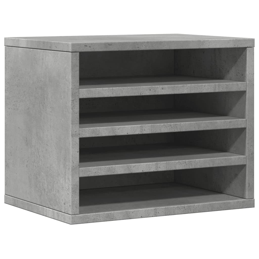 Schreibtisch-Organizer Weiß 36x26x29,5 cm Holzwerkstoff