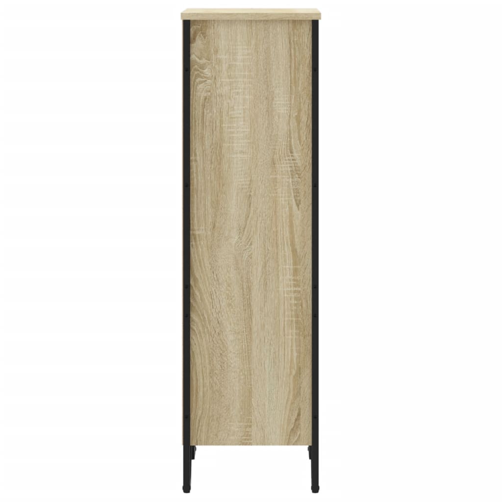 Bücherregal Schwarz 80x31x169 cm Holzwerkstoff
