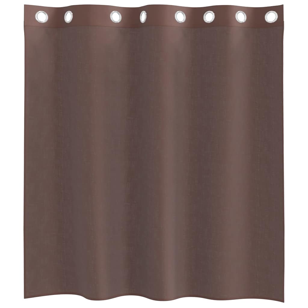 Voile Vorhänge mit Ösen 2 Stk. Apfelgrün 140x140 cm