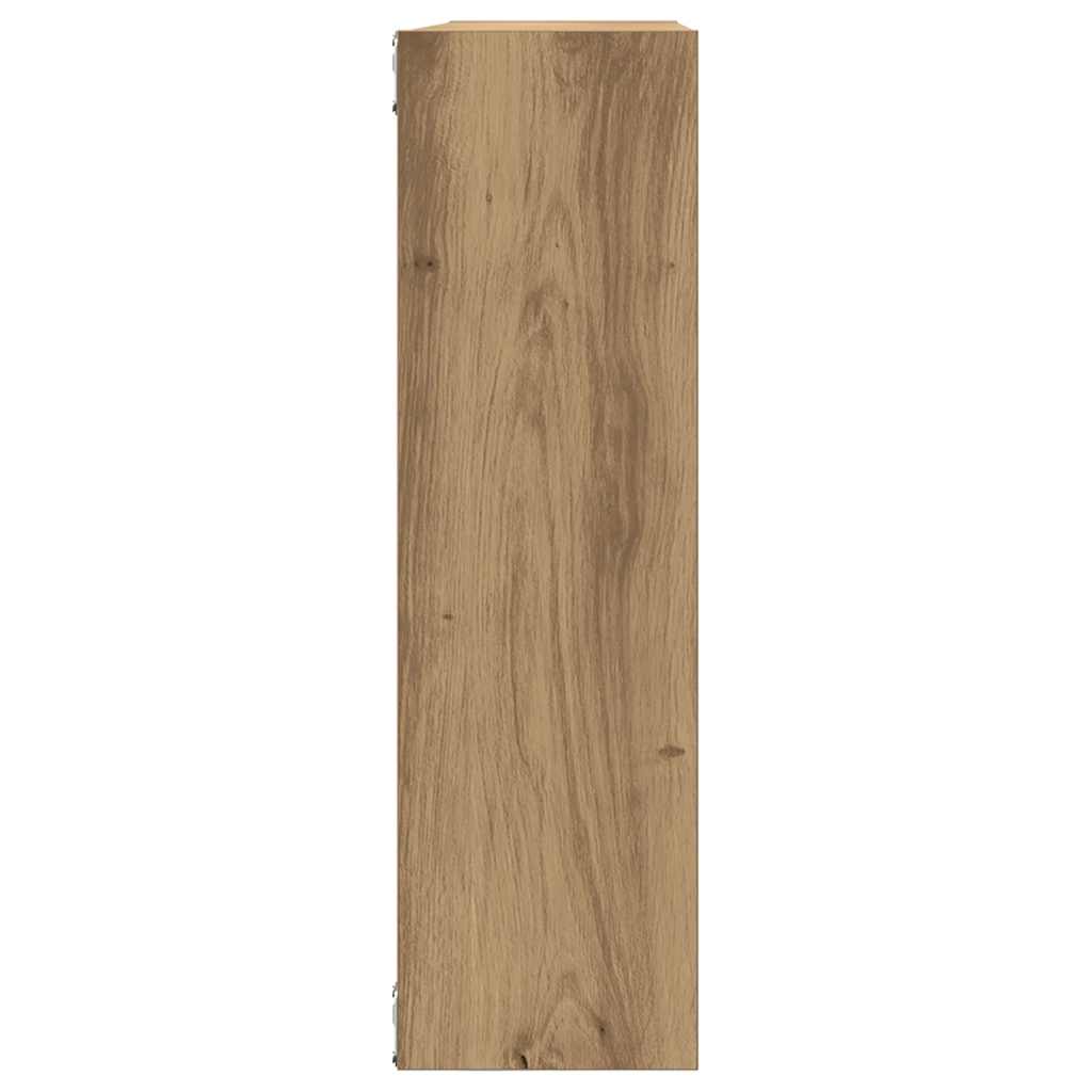 Wandregal Weiß 75x16x55 cm Holzwerkstoff