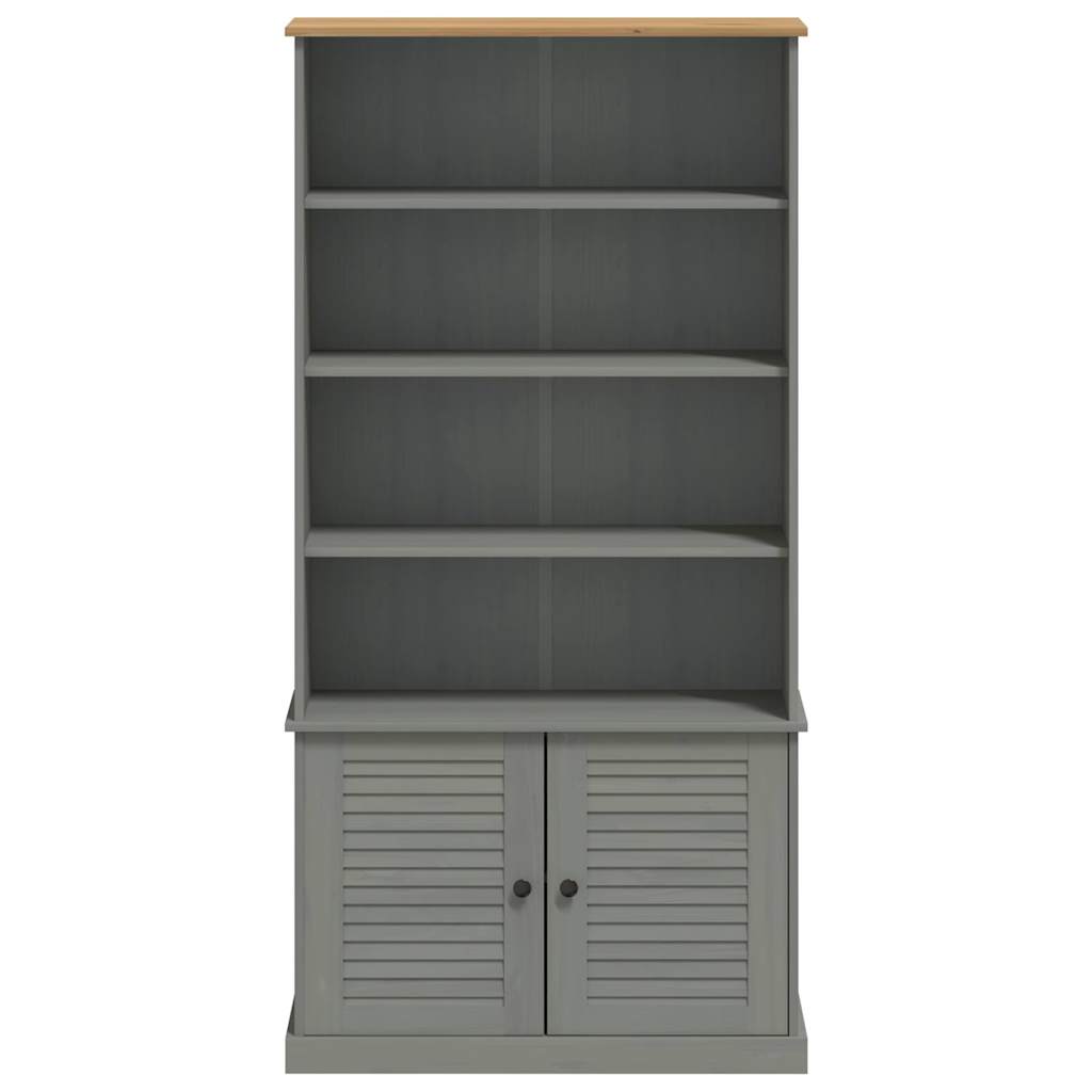 Bücherregal VIGO Weiß 85x35x170 cm Massivholz Kiefer