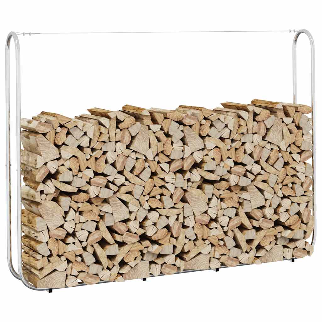 Kaminholzregal 100x25x150 cm Stahl verzinkt