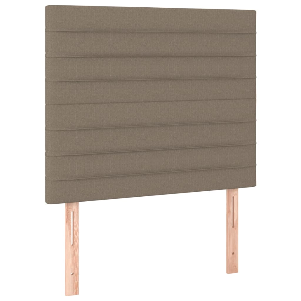 Kopfteil Hellgrau 80x5x118/128 cm Stoff
