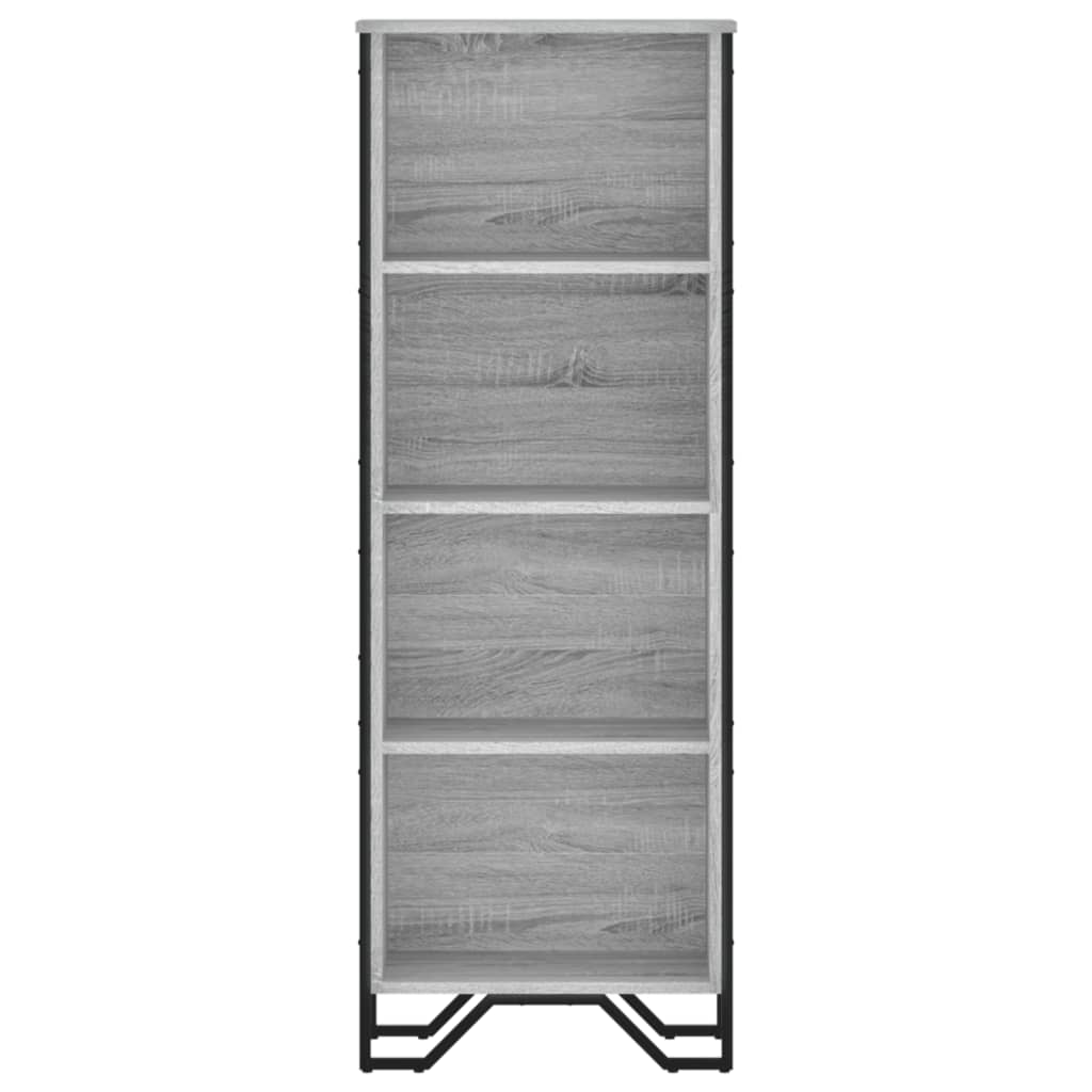Bücherregal Schwarz 80x31x169 cm Holzwerkstoff
