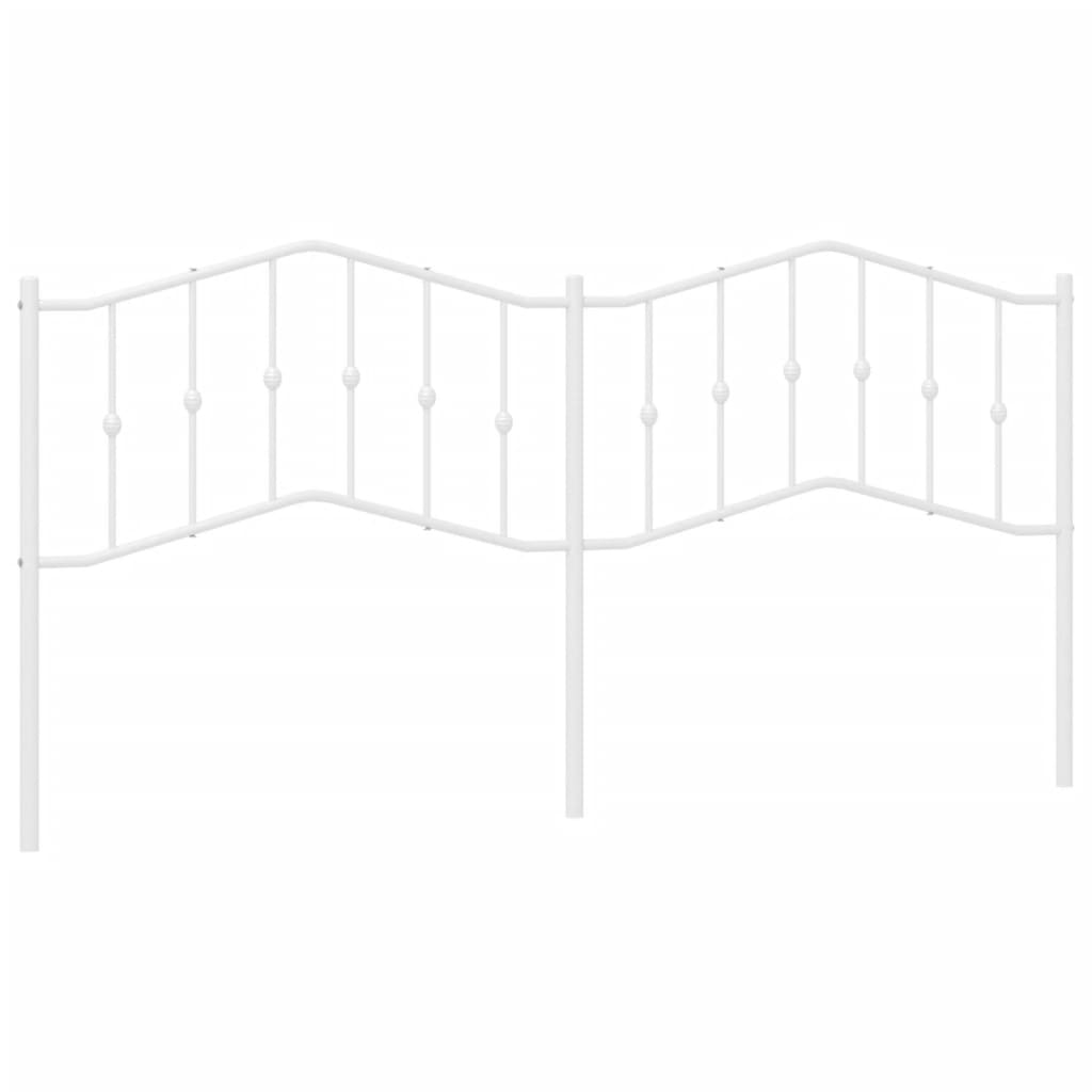 Ersatz-Kopfteil Metall Schwarz 90 cm