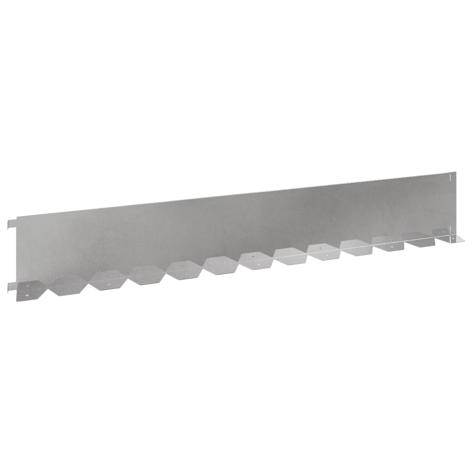 Raseneinfassung 10 pcs 102 x 4 x 4 cm Stahl Schwarz