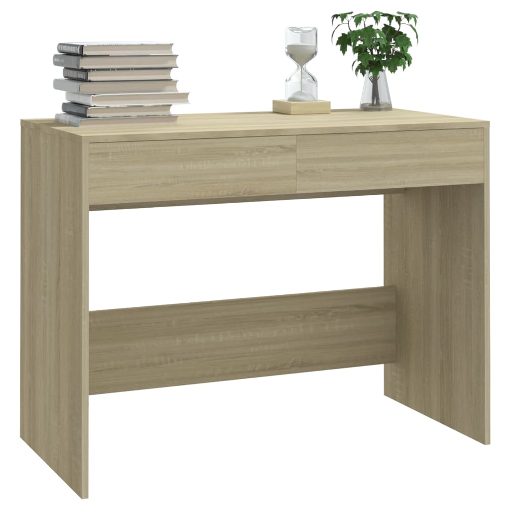 Schreibtisch Weiß 101x50x76,5 cm Holzwerkstoff