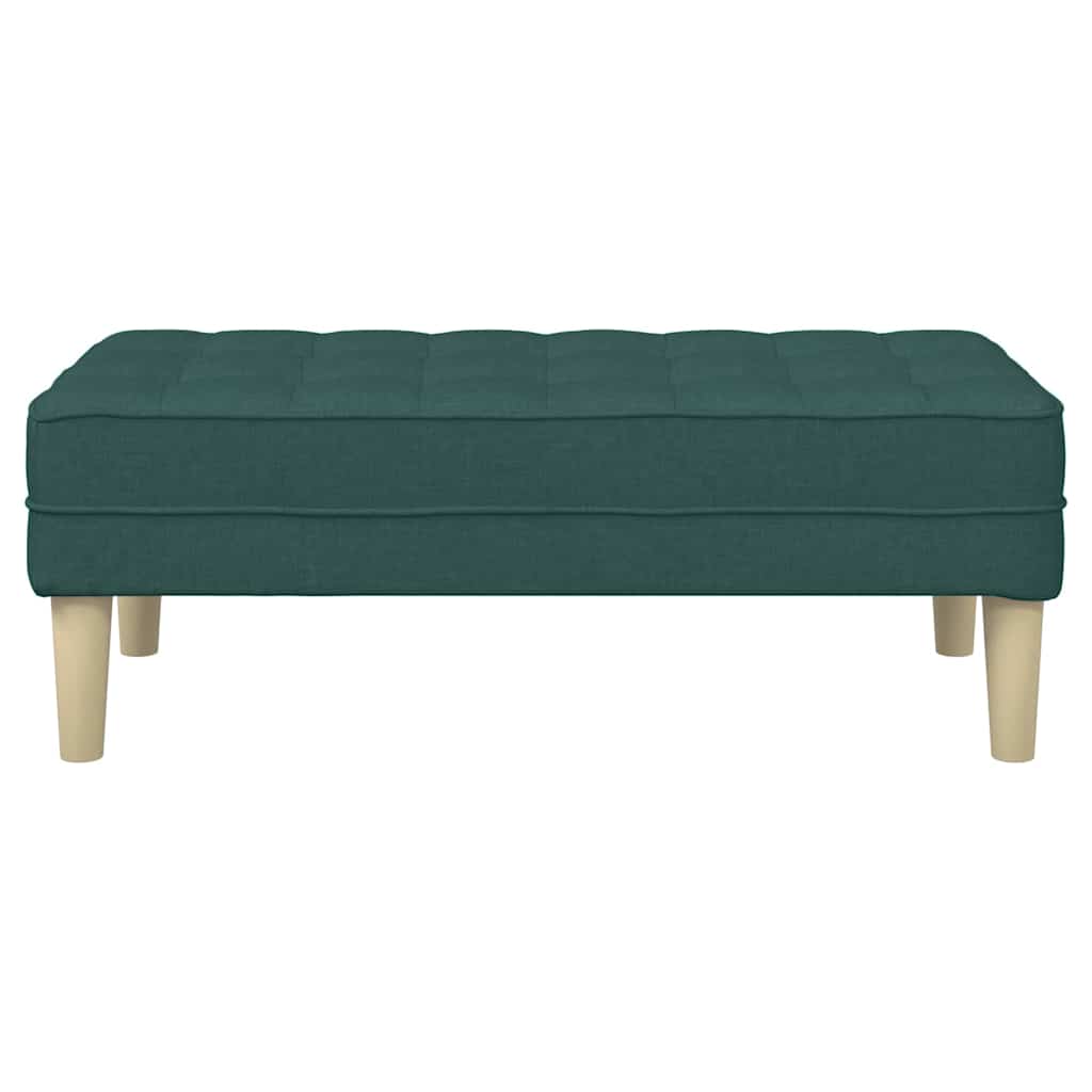 Bank mit Kissen Hellgrau 113 x 57 x 39 cm Stoff