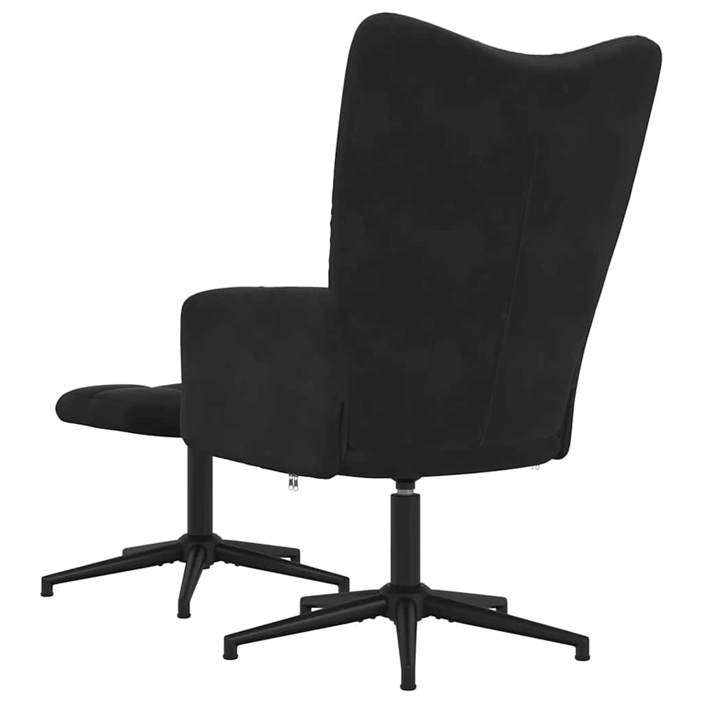 Relaxsessel Dunkelgrau Samt
