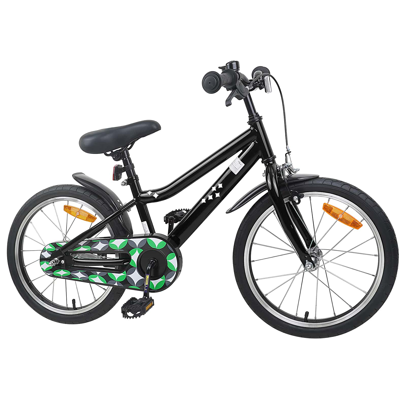 Kinderfahrrad 12 Zoll für 2-4 Jahre alt Schwarz