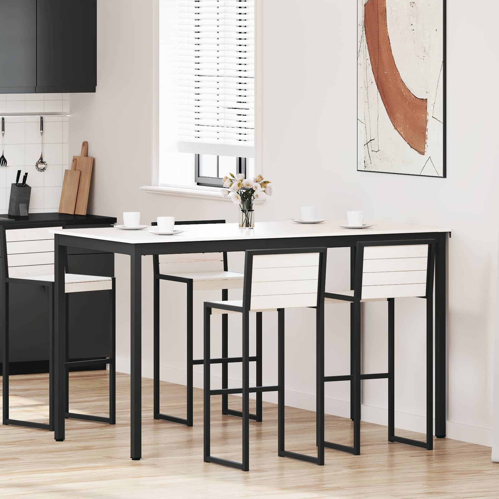 Bartisch Natur 200 x 100 x 105 cm Massives Kiefernholz