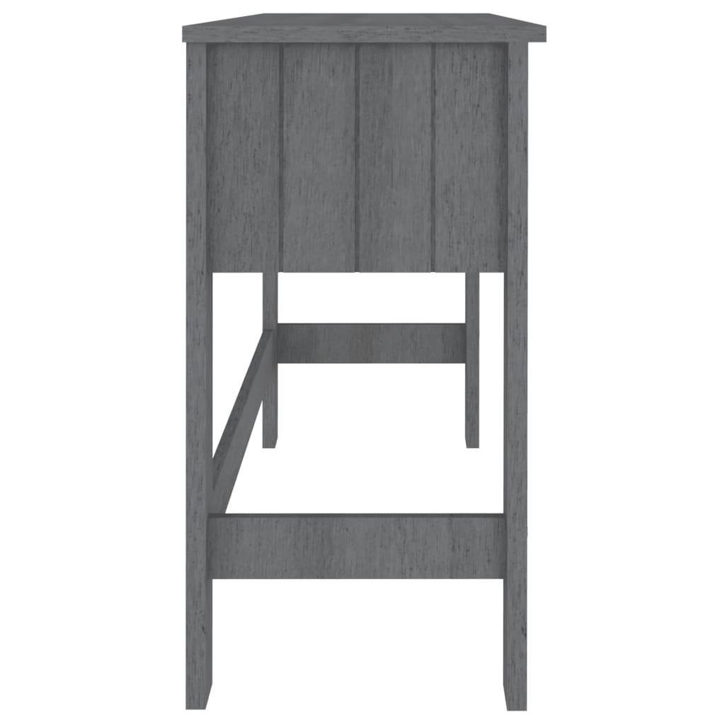 Schreibtisch HAMAR Honigbraun 110x40x75 cm Massivholz Kiefer