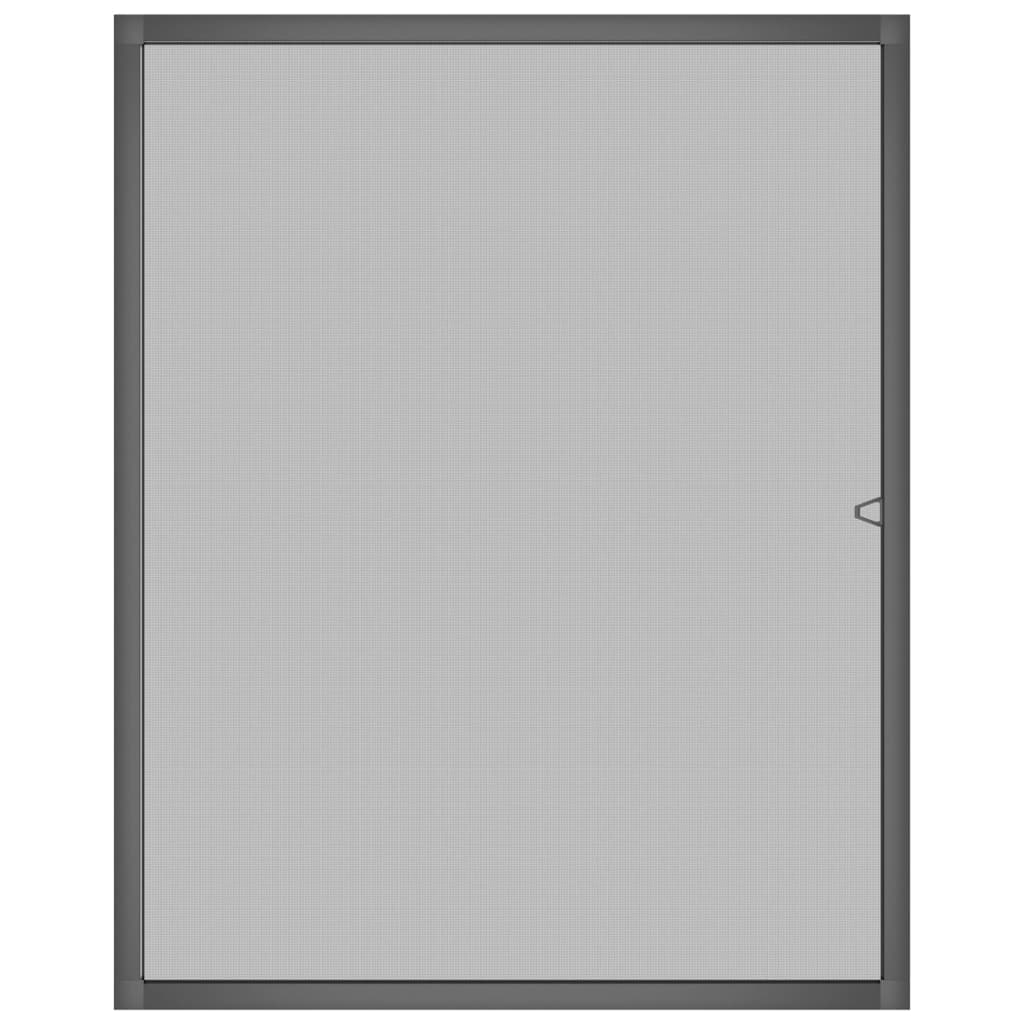 Insektenschutz für Fenster Braun 80x100 cm