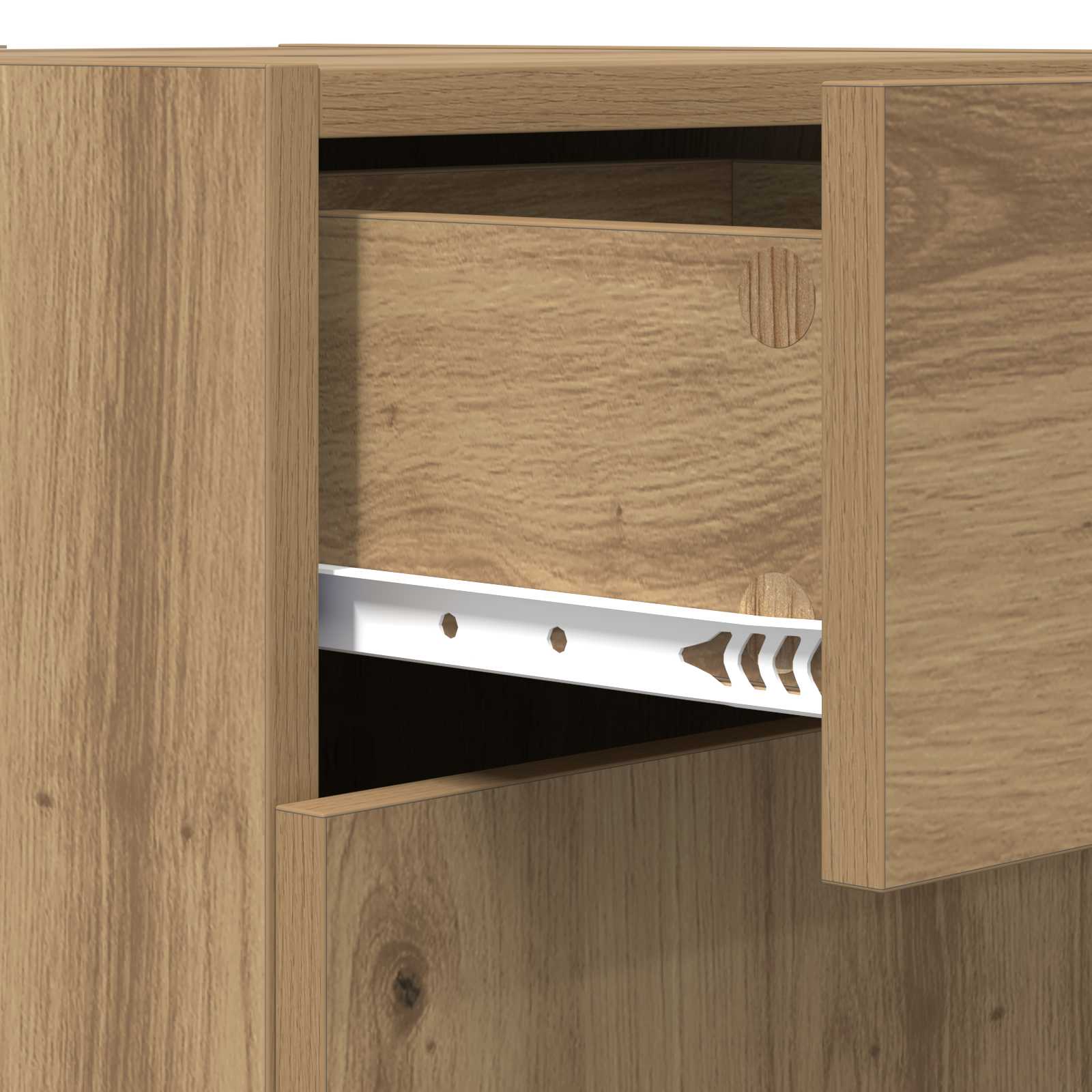 Aufbewahrungsschrank Altholz 40 x 42,5 x 93 cm Holzwerkstoff