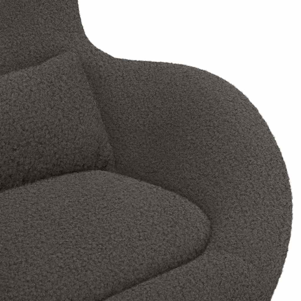 Eiersessel Hellgrau 63 x 73 x 90 cm Stoff