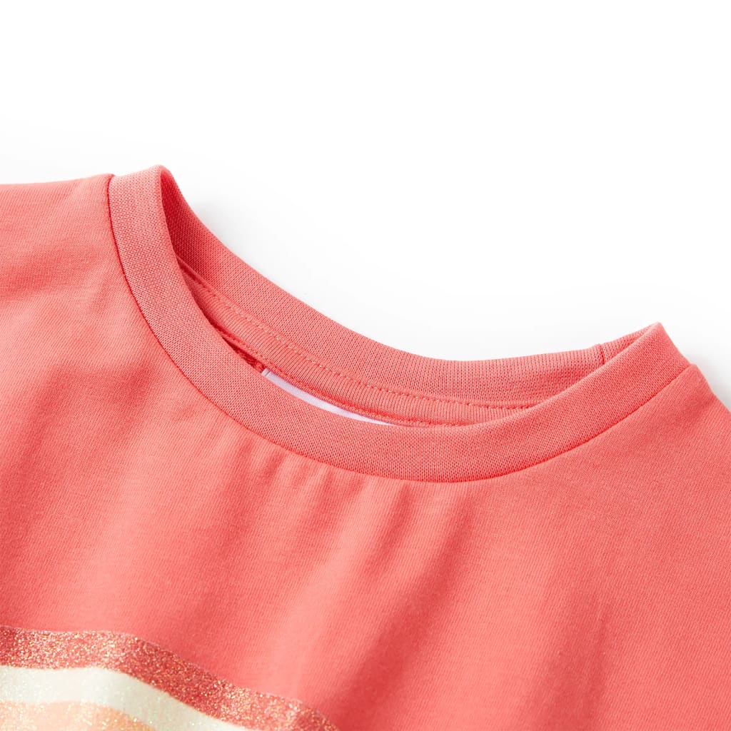 Kinderkleid mit Kordelzug Hellrosa 104
