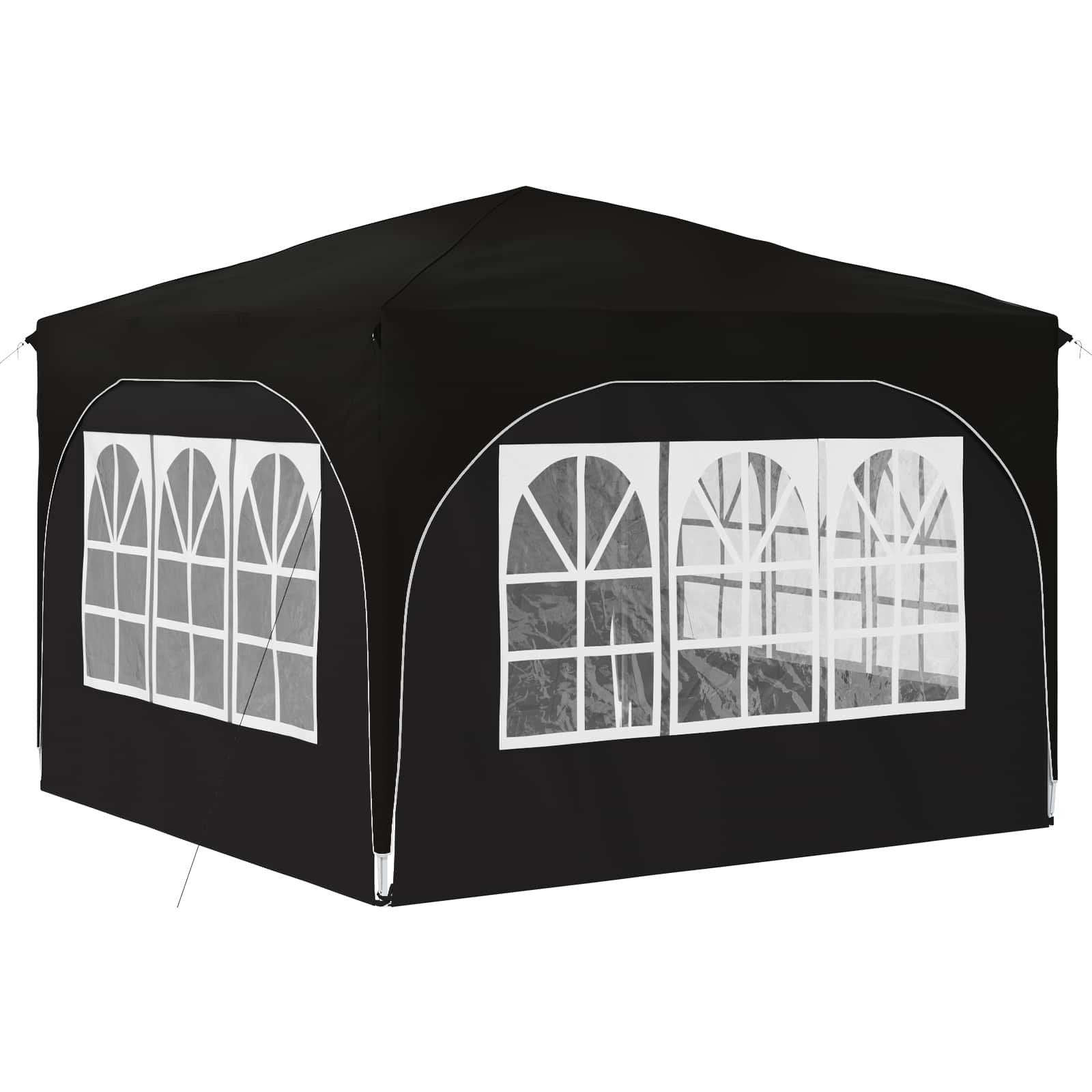 Pop-up Partyzelt 290 x 290 x 245 cm Creme