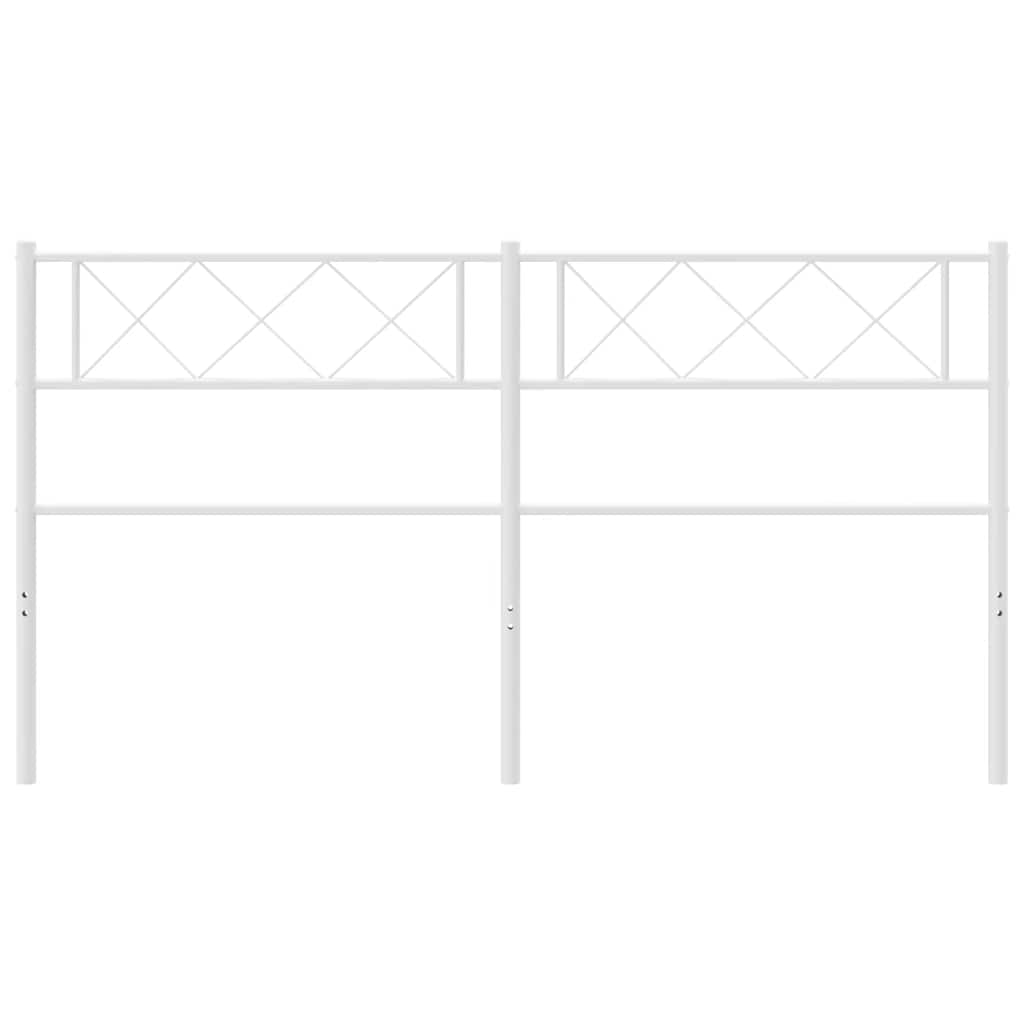 Ersatz-Kopfteil Metall Schwarz 100 cm