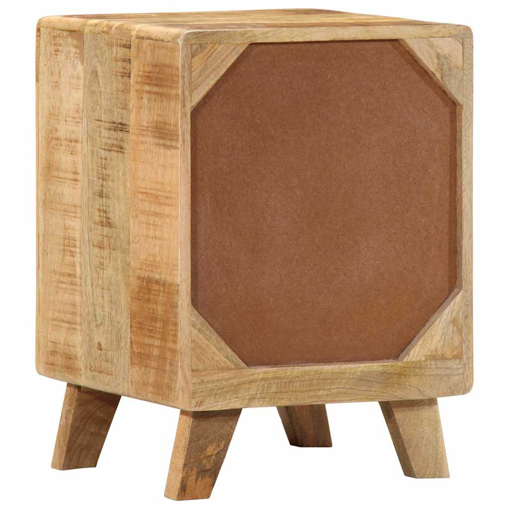 Nachttisch 37x32x50 cm Altholz Massivholz