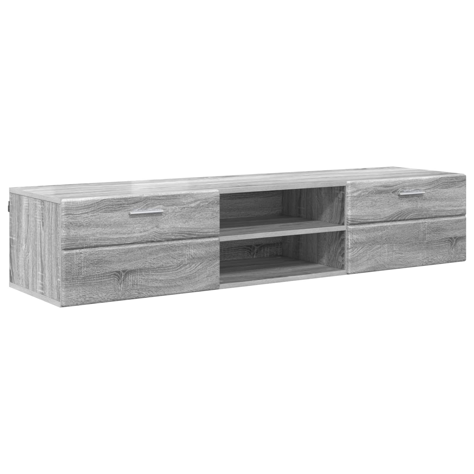 Highboard mit Regal FLORIN Weiß 60 x 35 x 182 cm Holzwerkstoff