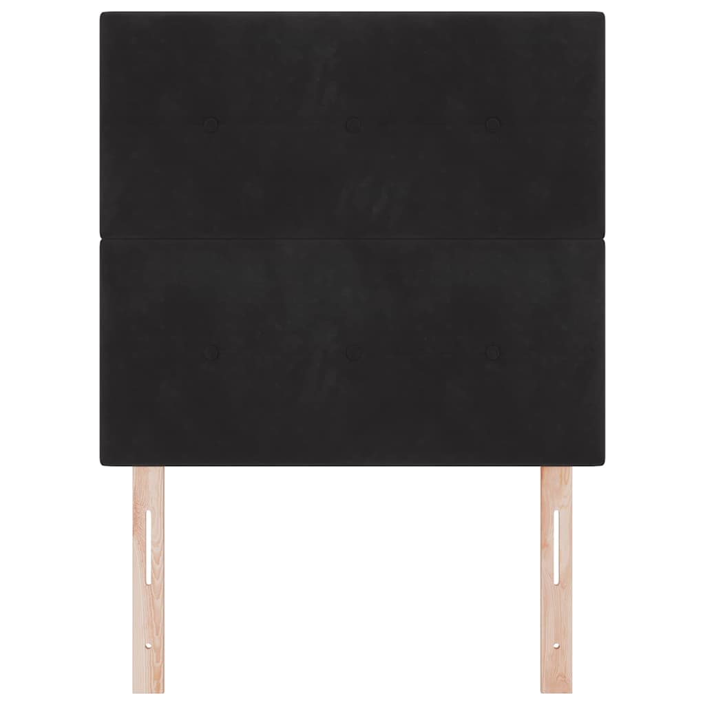 Kopfteil Hellgrau 80 cm Samt