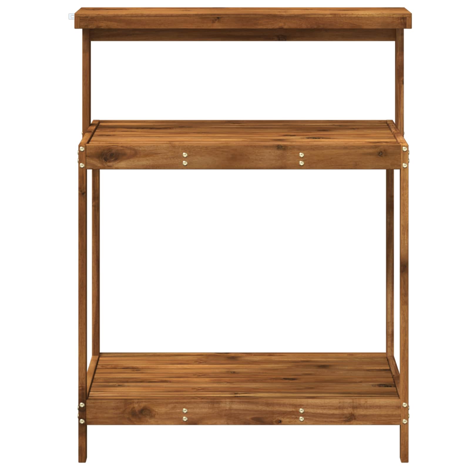 Outdoor Umtopfbank 56,5 x 48,5 x 107 cm Massivholz Akazie Natur