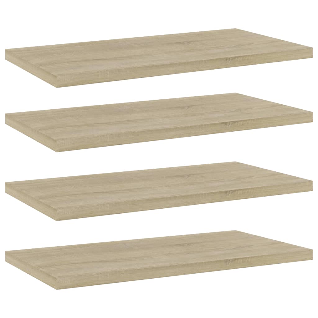 Bücherregal-Bretter 4 Stk. Weiß 40x10x1,5 cm Holzwerkstoff