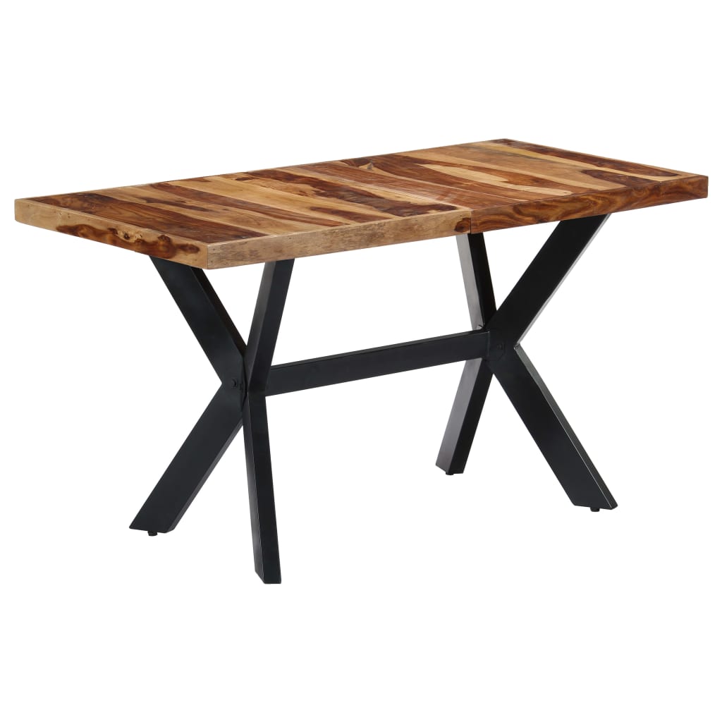 Esstisch Massivholz Mango und Stahlgestell 180 cm