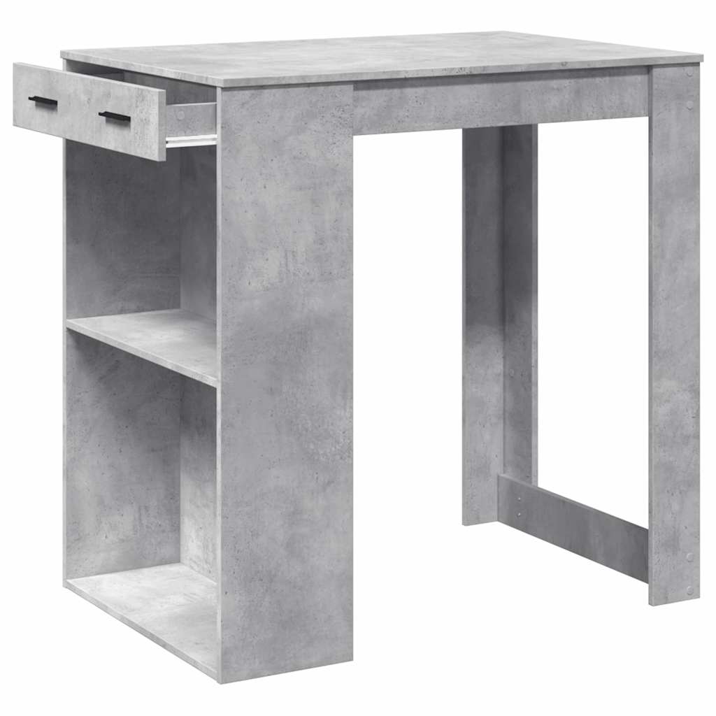 Bartisch Weiß 102x70x103,5 cm Holzwerkstoff