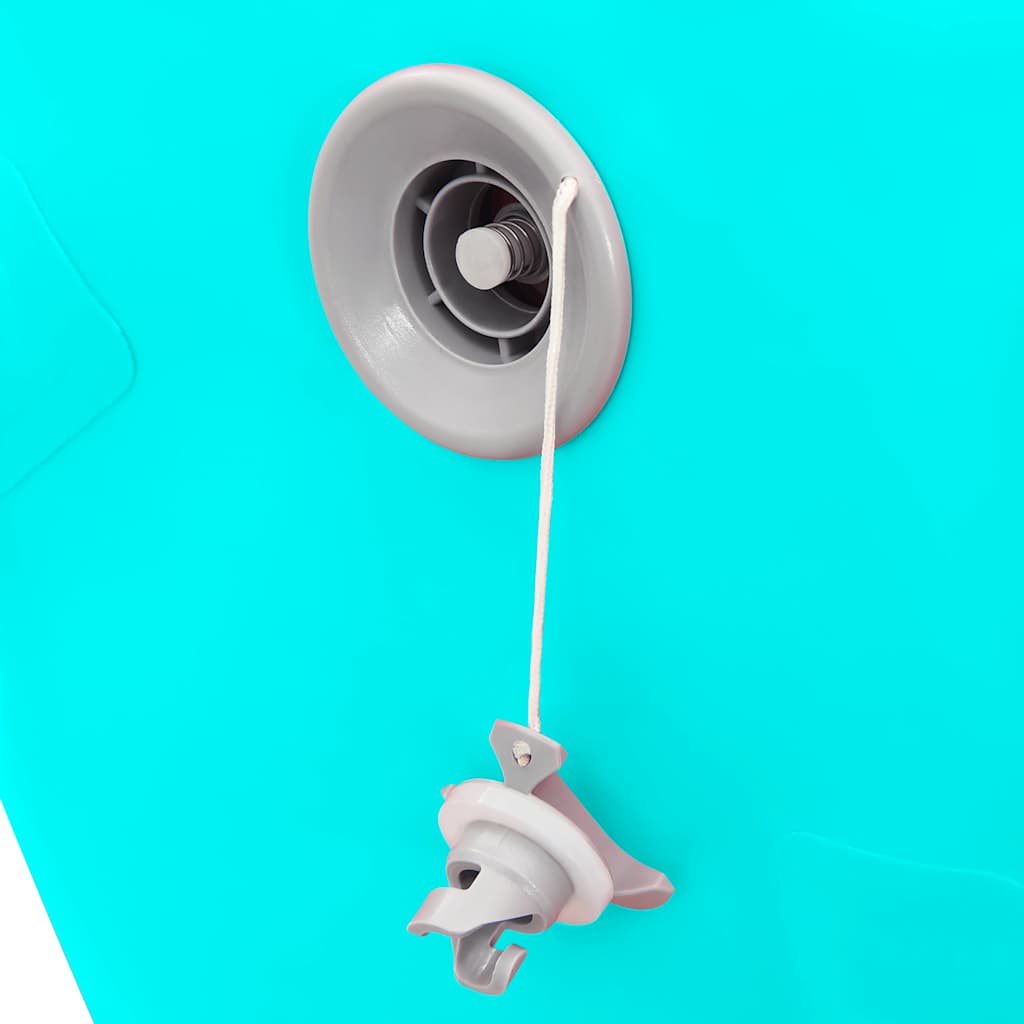 Aufblasbare Gymnastik-Rolle mit Pumpe 100x60 cm PVC Rosa