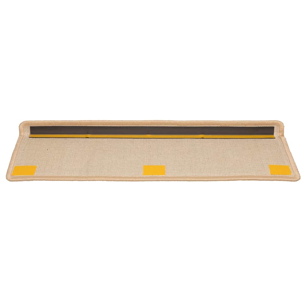 Stufenmatten 15 Stk. 65x21x4 cm Grau Rechteckiger Rand