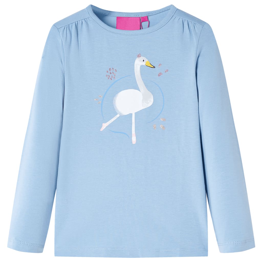 Kinder-Langarmshirt Marineblau 92