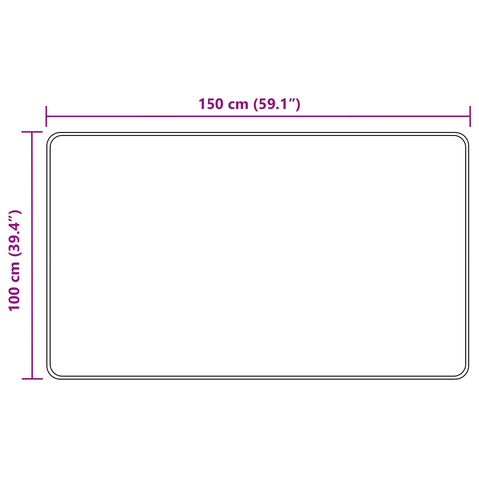 Teppich Waschbar Mehrfarbig 160x230 cm