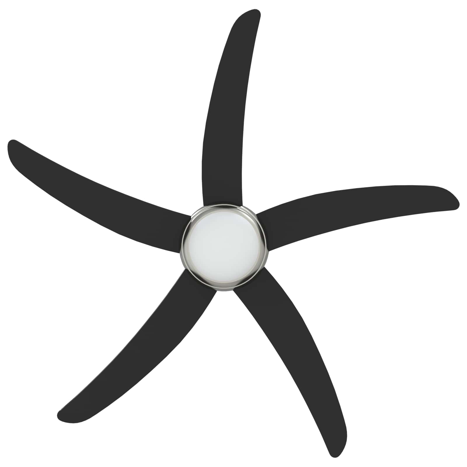 Deckenventilator mit Licht und Fernbedienung Ø 130 cm Weiß