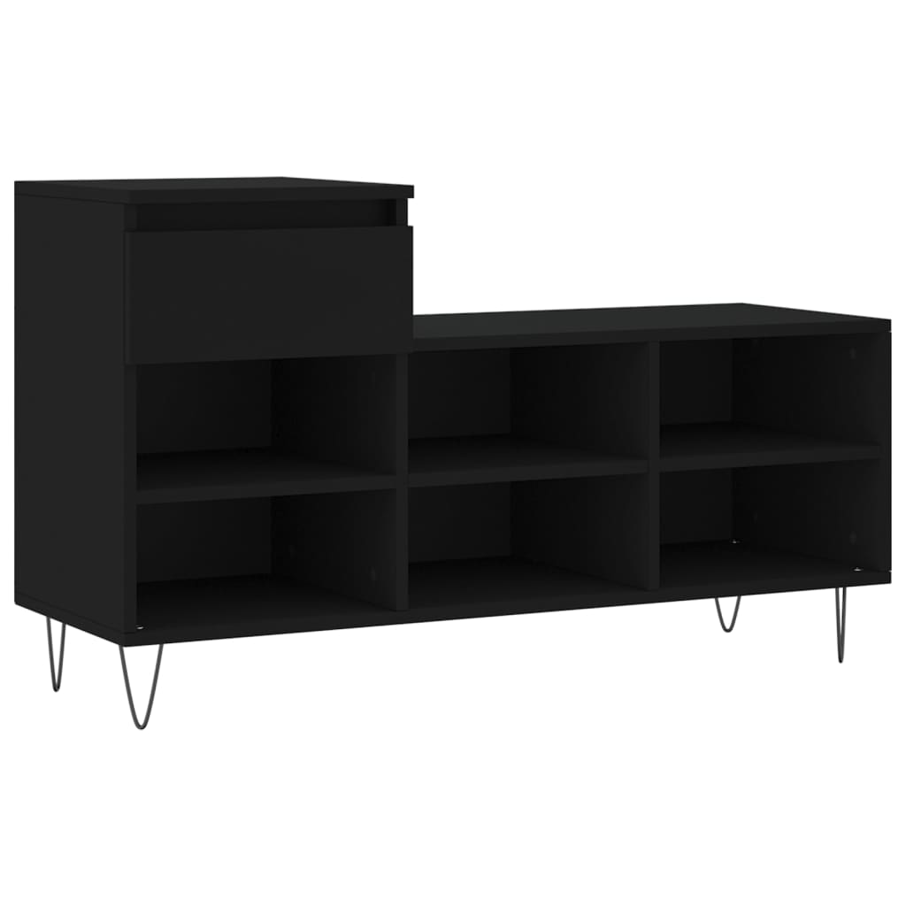 Schuhregal Weiß 102x36x60 cm Holzwerkstoff