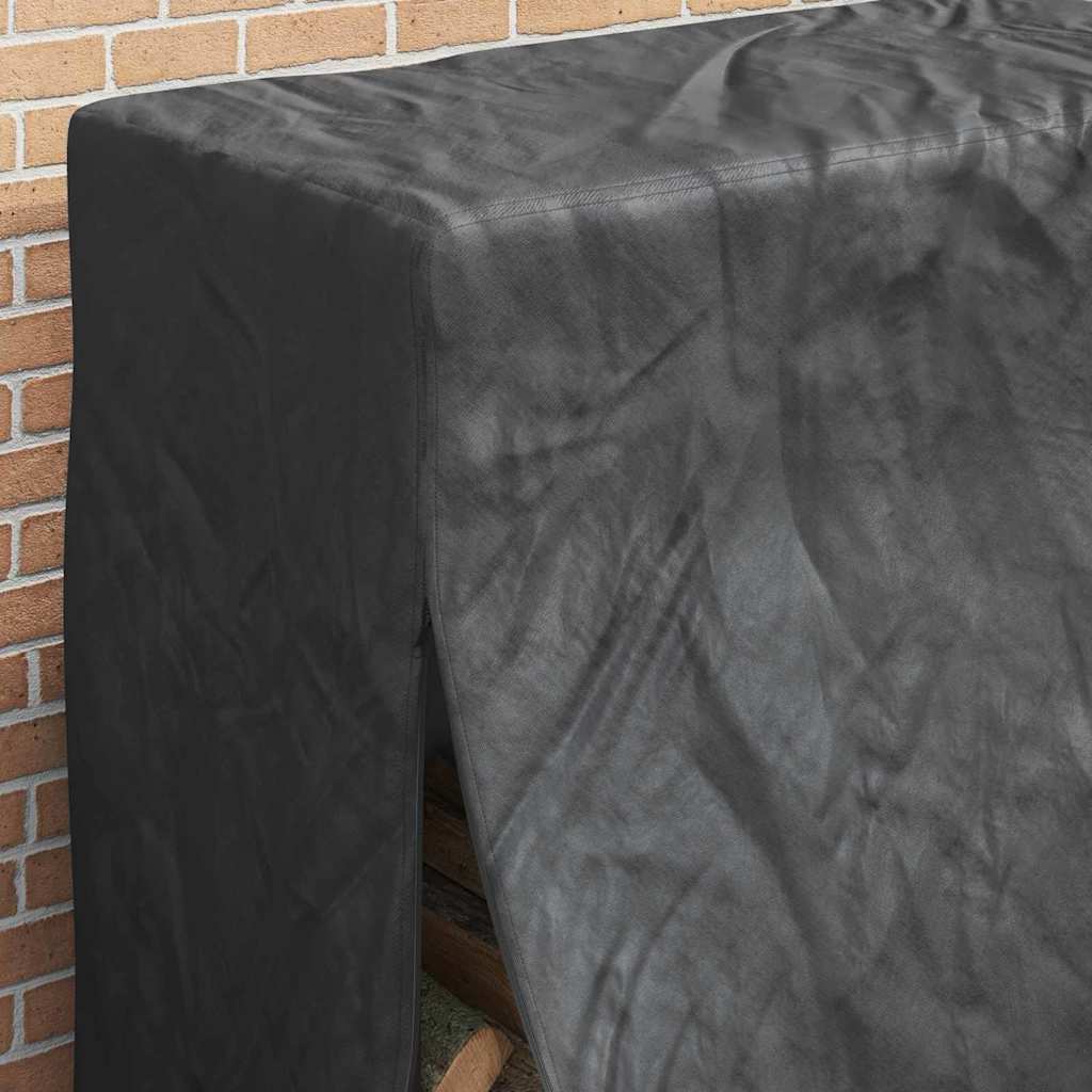 Abdeckung für Kaminholzregal Uni Schwarz 210D Oxford Stoff