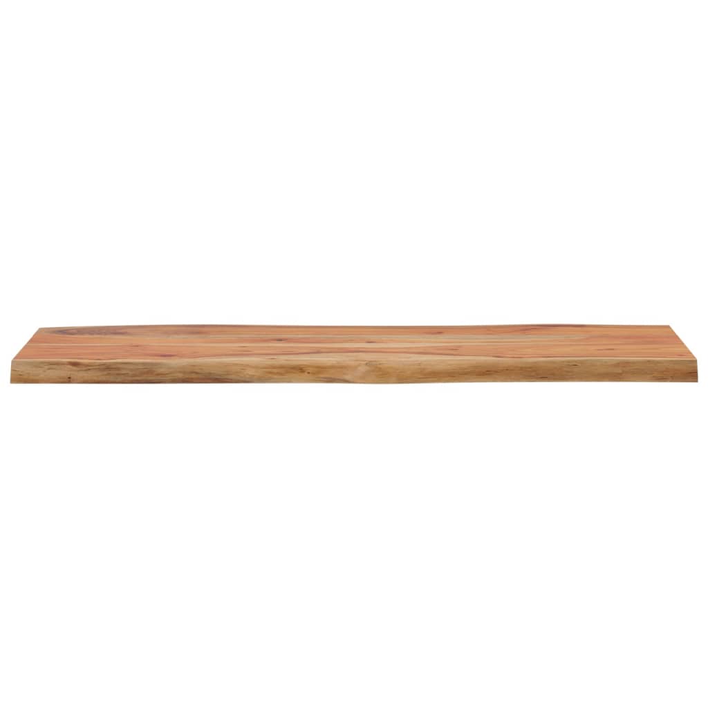 Tischplatte 40x40x2,5 cm Rechteckig Massivholz Akazie Baumkante