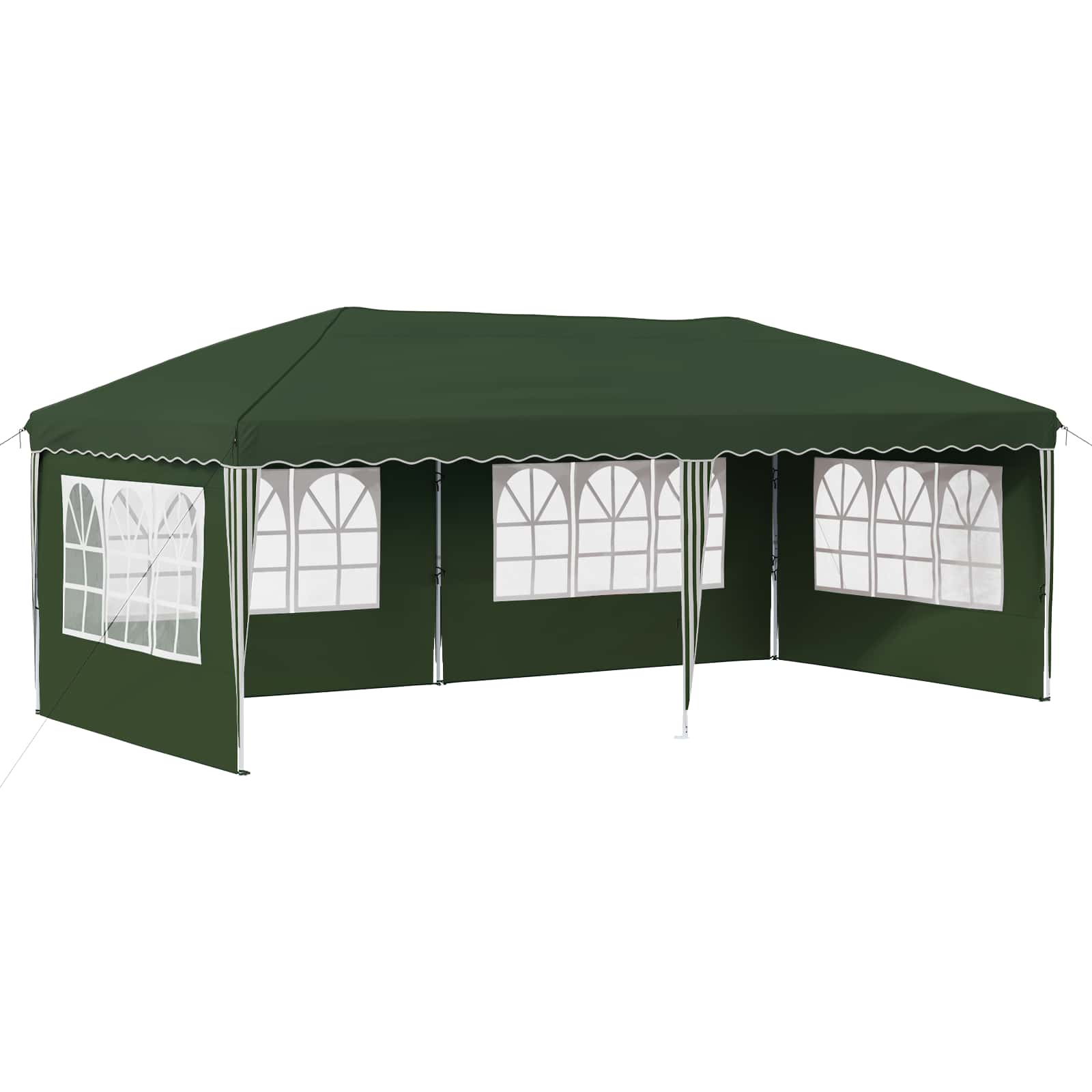 Pop-up Partyzelt 575 x 290 x 245 cm Creme