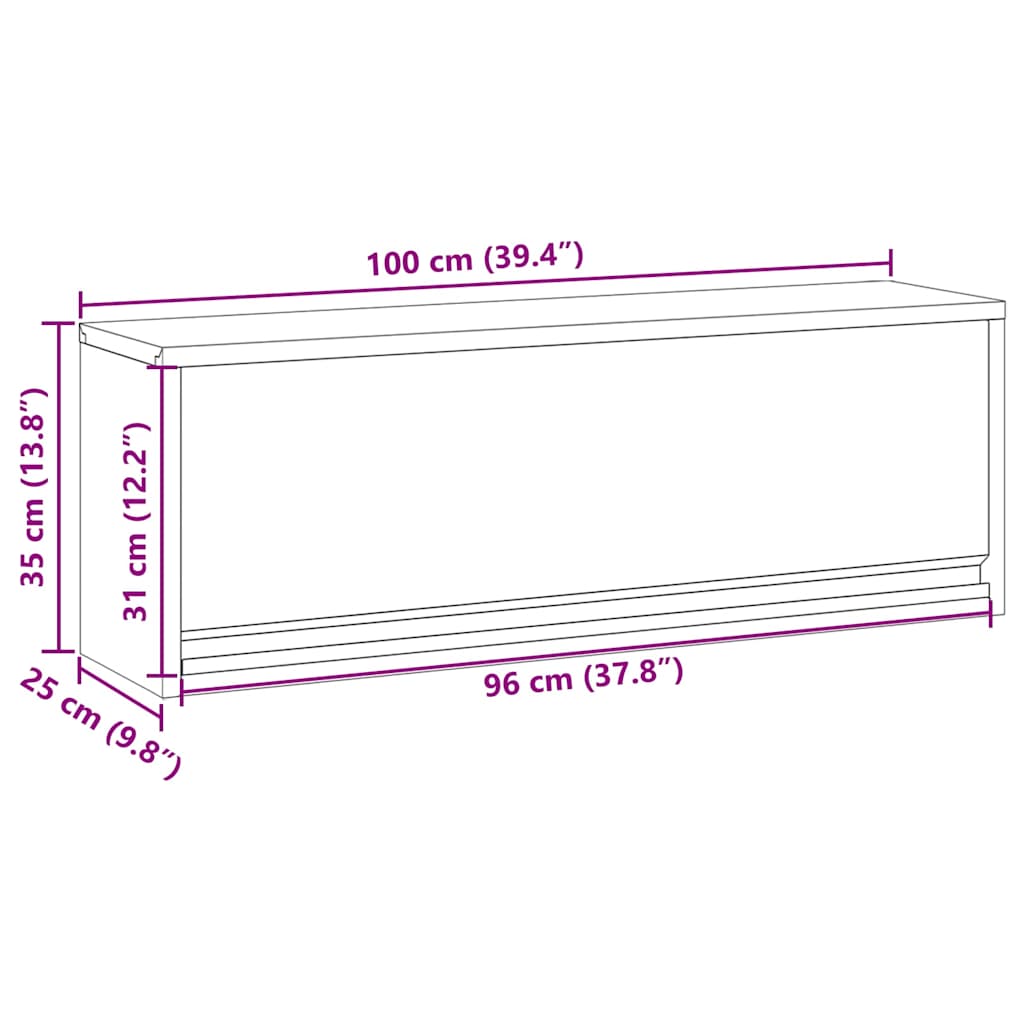 Werkzeugschrank mit Speicher Schwarz und Grau 50 x 25 x 35 cm