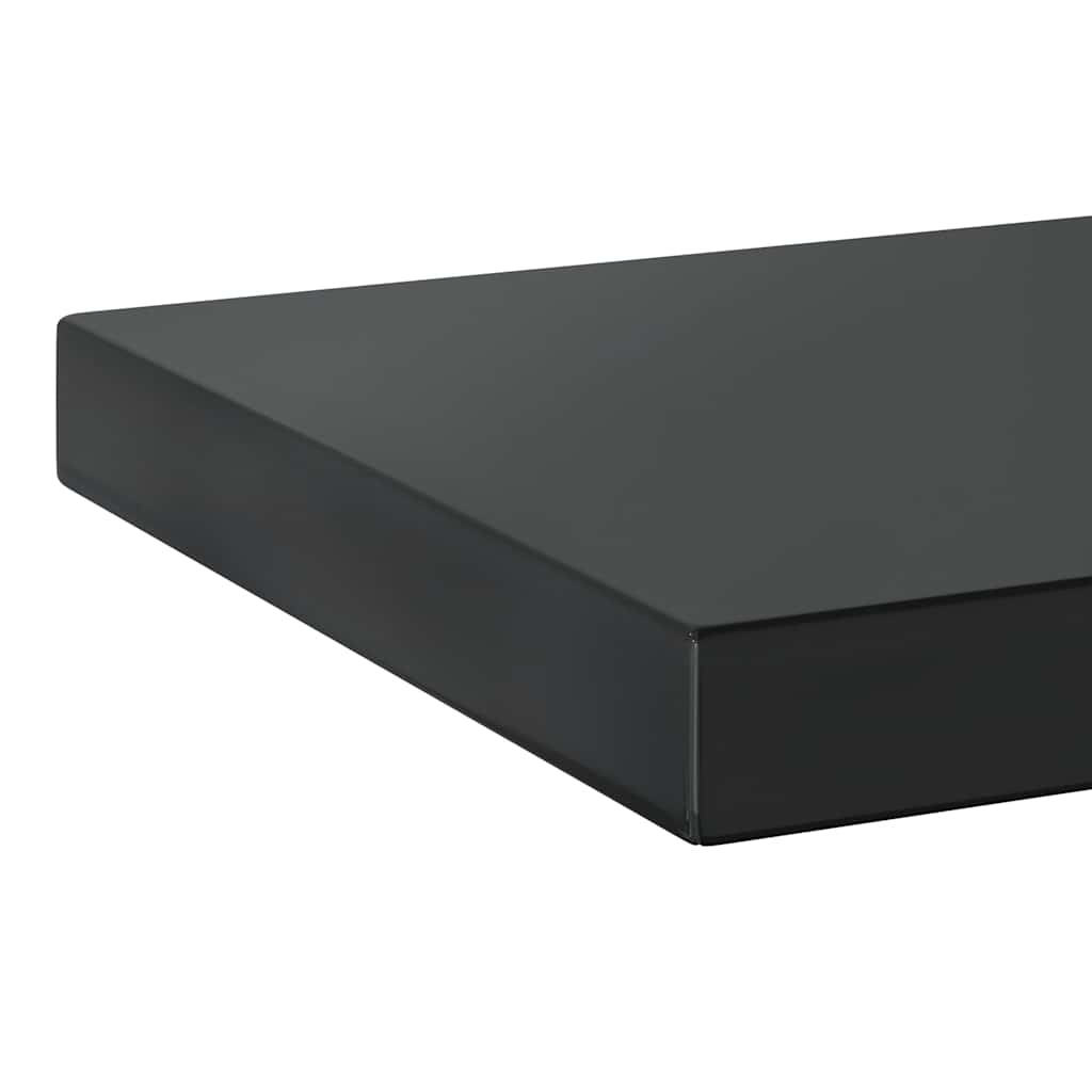 Wandregale 2 Stk. 100x40 cm Silbern Edelstahl