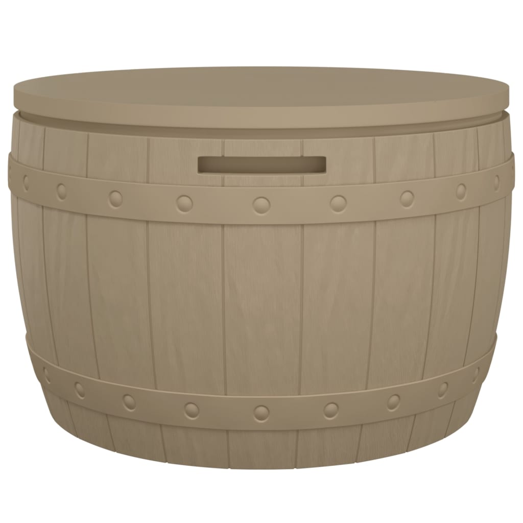 3-in-1 Gartenbox Schwarz Polypropylen
