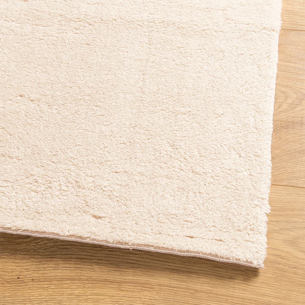 Teppich HUARTE Kurzflor Weich und Waschbar Anthrazit 60x110 cm