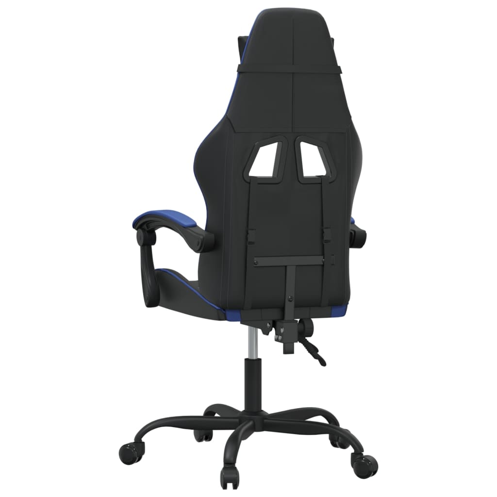 Gaming-Stuhl Drehbar Schwarz und Rot Kunstleder